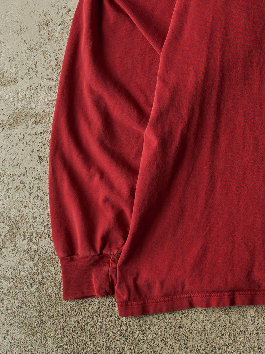 Vintage 90s Red Russell Athletic Blank Long Sleeve (XL)