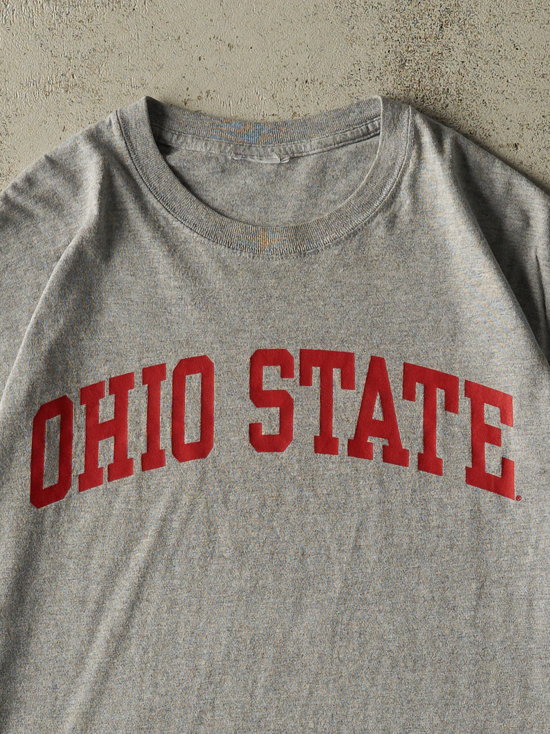 Vintage 90s Grey Ohio State University Tee (XL/XXL)
