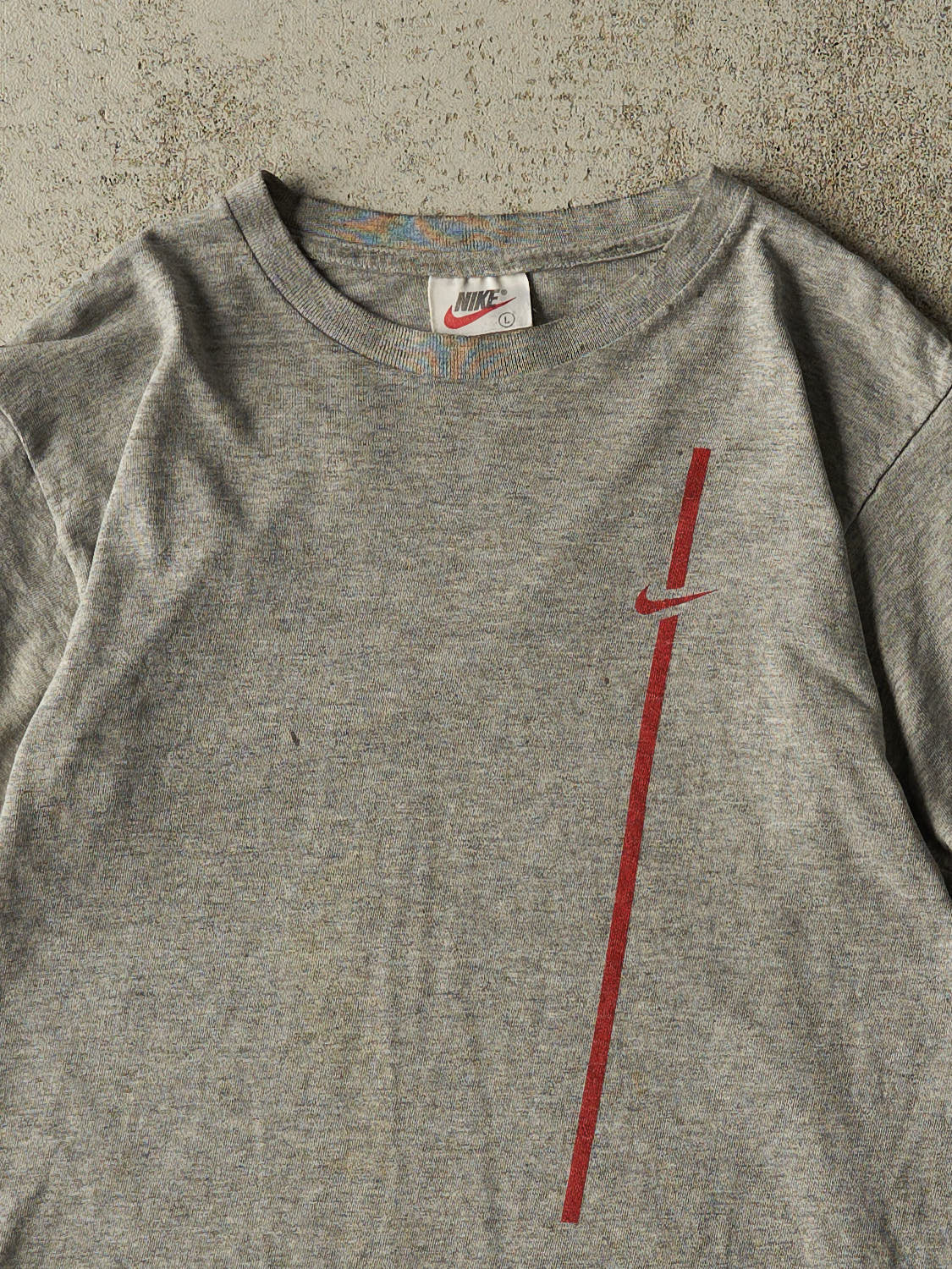 Vintage 90s Grey Nike Athletics Tee (XS)