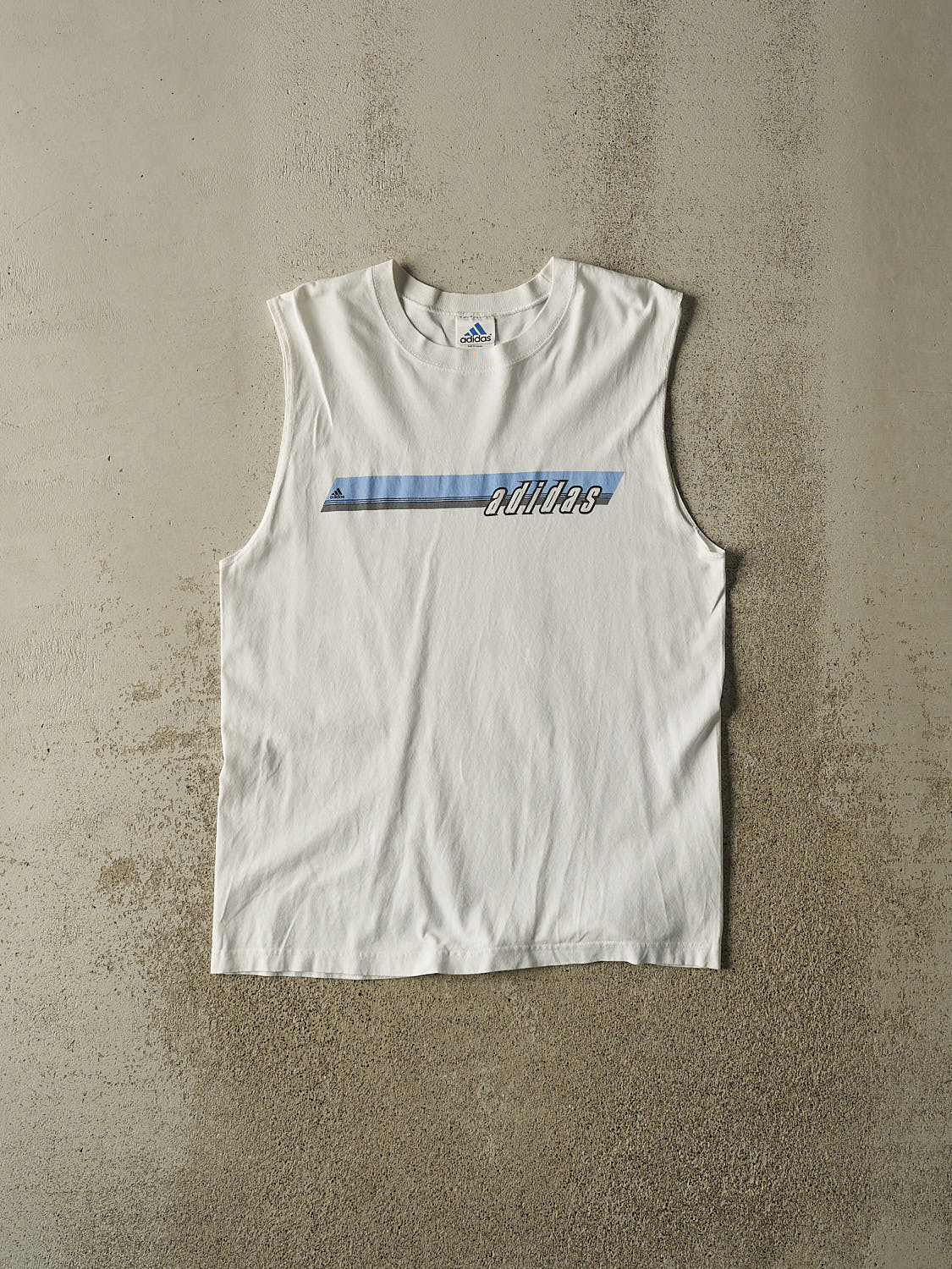 Vintage 90s White Adidas Tank (M/L)