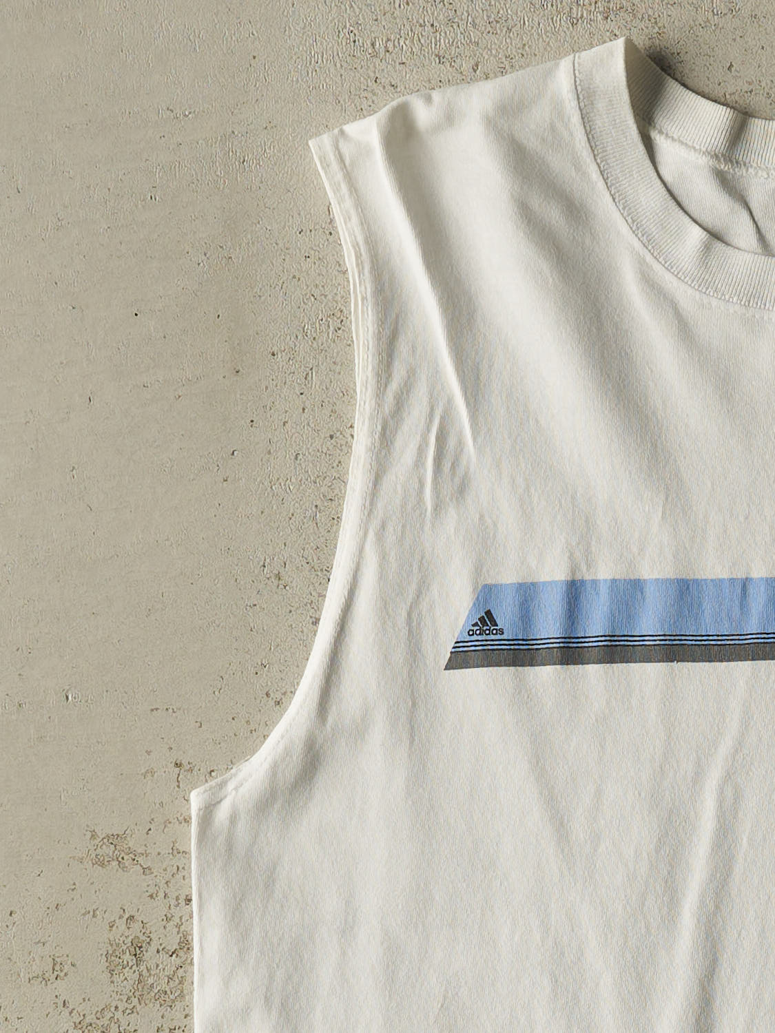 Vintage 90s White Adidas Tank (M/L)