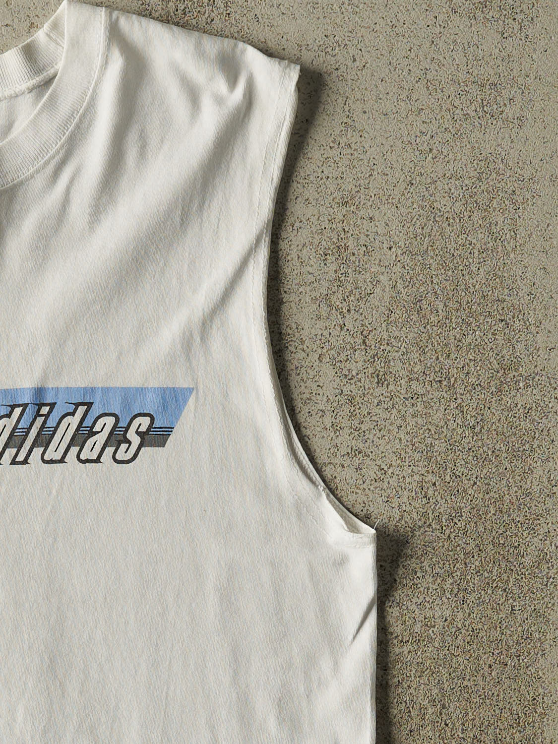 Vintage 90s White Adidas Tank (M/L)