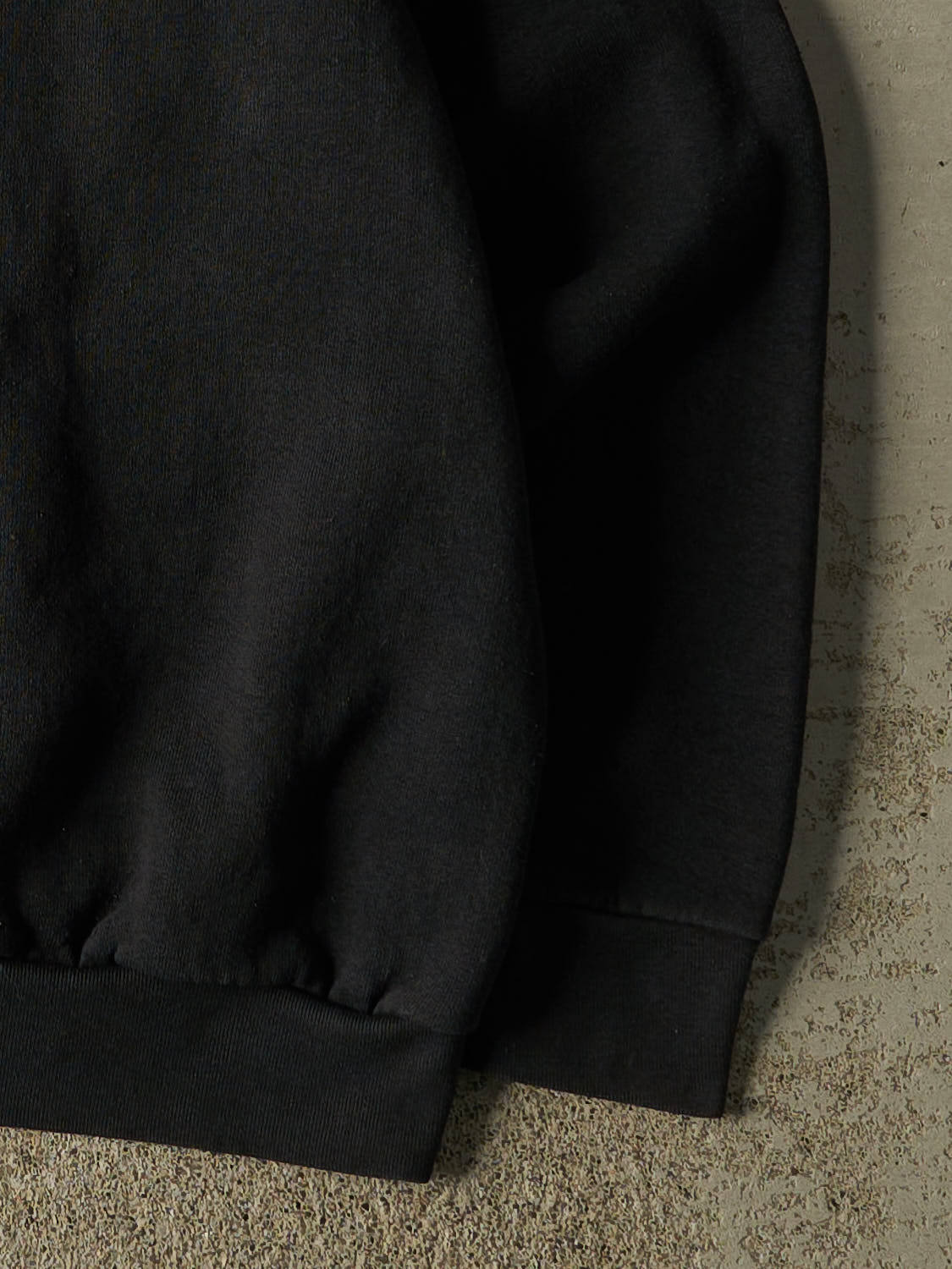 Vintage 90s Faded Black Blank Crewneck (XL)