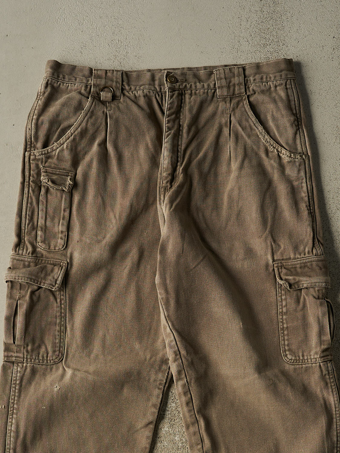 Vintage Y2K Brown Cabela's Flannel Lined Cargo Work Pants (35x30)