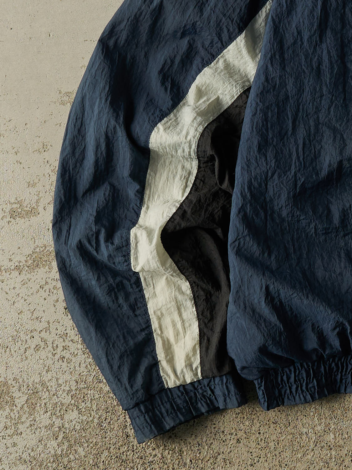 Vintage 90s Navy Blue Reebok Windbreaker  Jacket (L/XL)