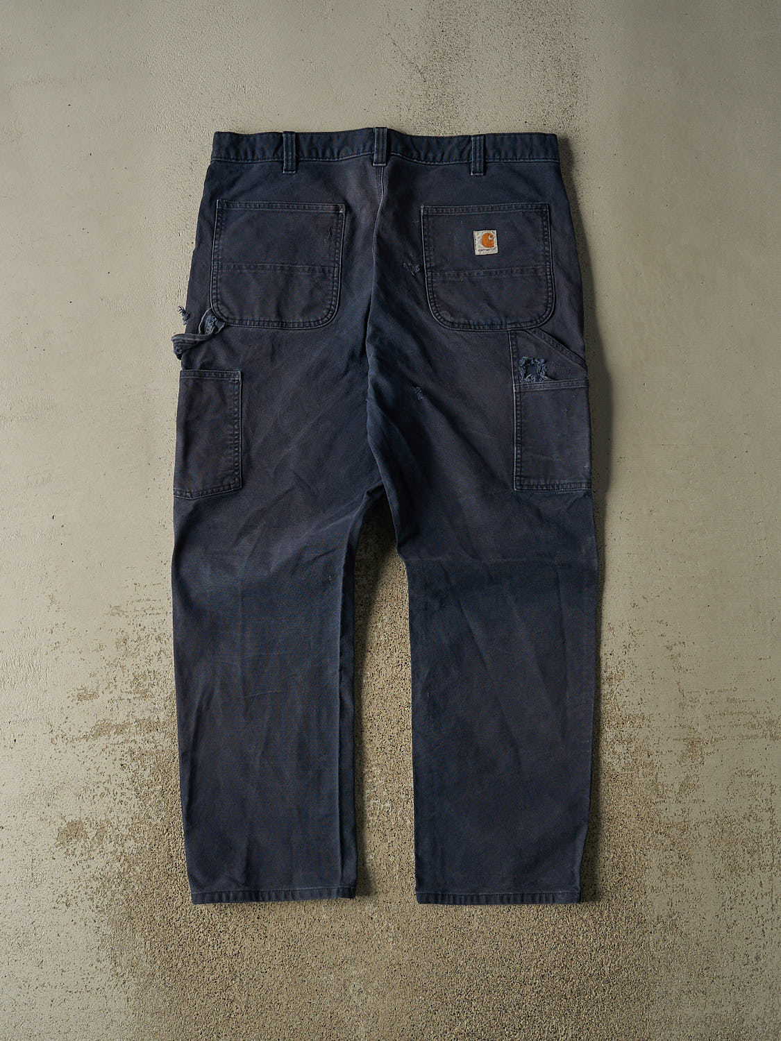 Vintage Y2K Navy Blue Carhartt Carpenter Pants (38x31)