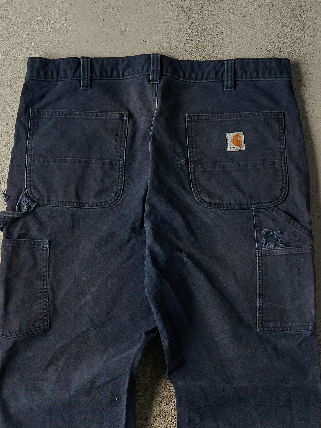 Vintage Y2K Navy Blue Carhartt Carpenter Pants (38x31)