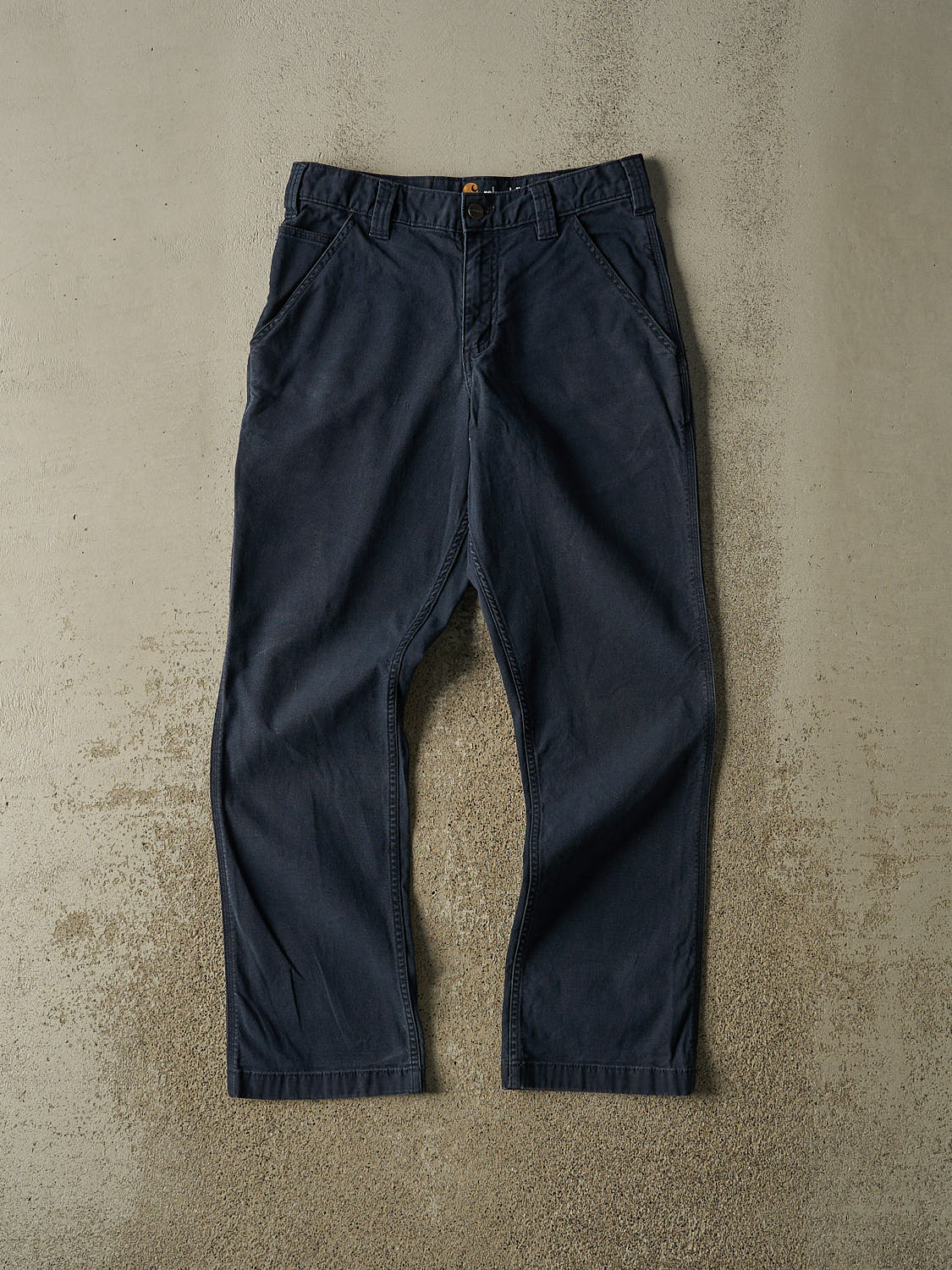 Vintage Y2K Navy Blue Carhartt Work Pants (29x29.5)