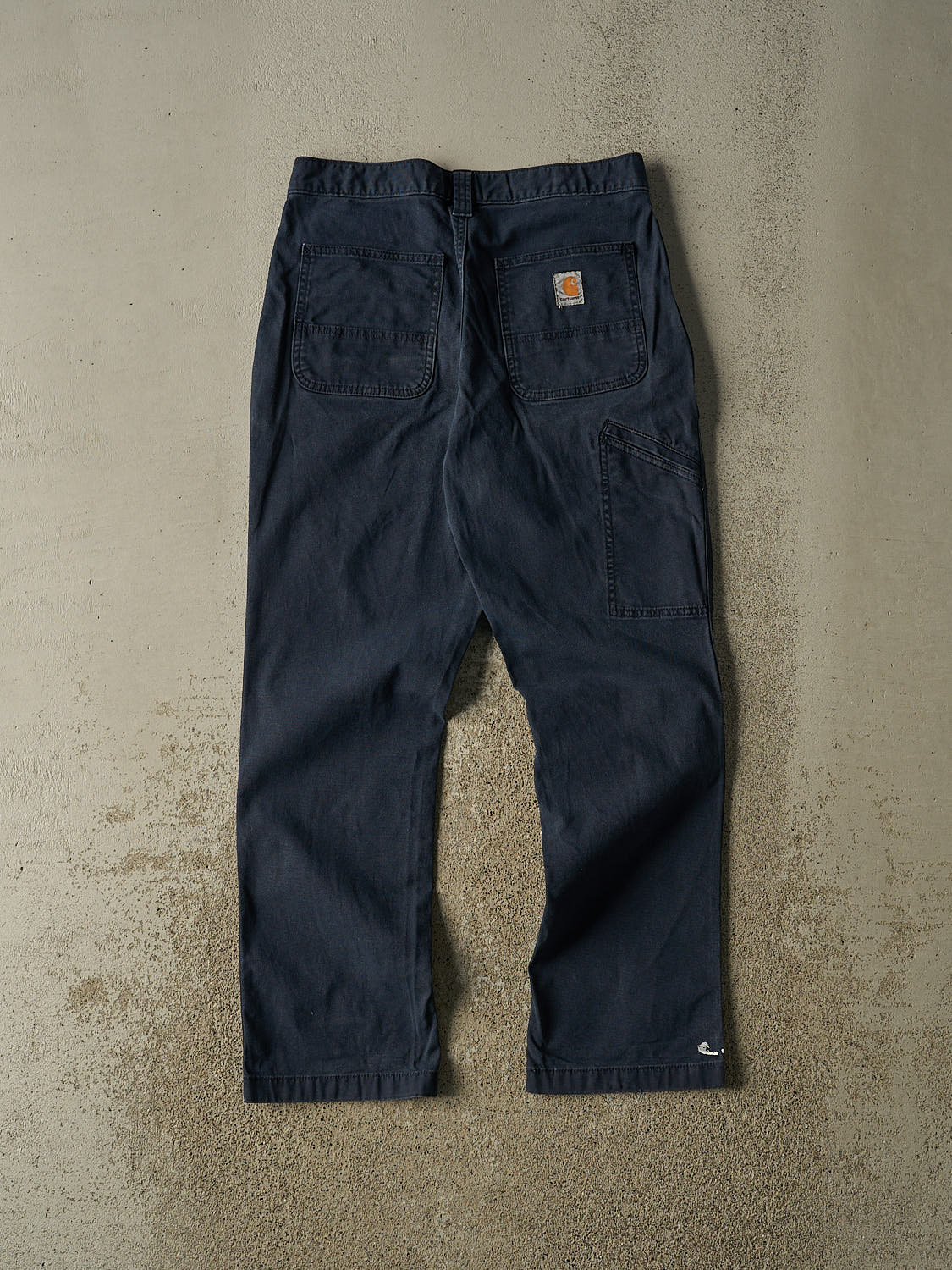 Vintage Y2K Navy Blue Carhartt Work Pants (29x29.5)