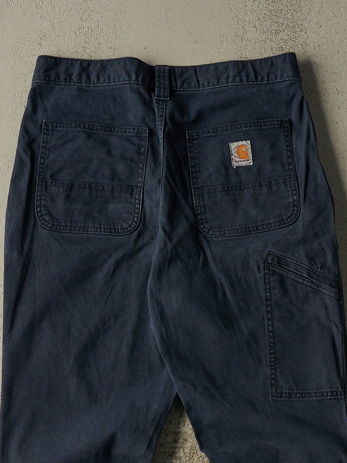 Vintage Y2K Navy Blue Carhartt Work Pants (29x29.5)