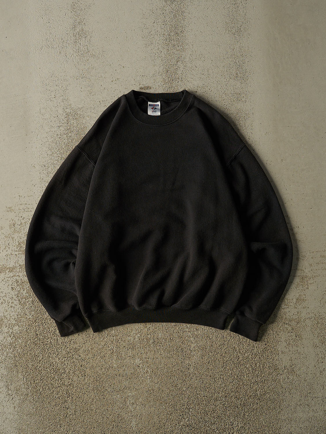 Vintage Y2K Black Blank Crewneck (S/M)