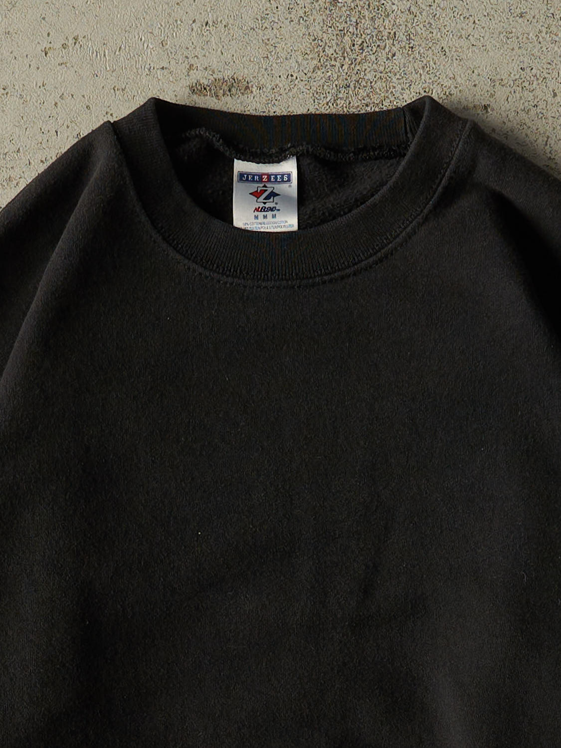 Vintage Y2K Black Blank Crewneck (S/M)