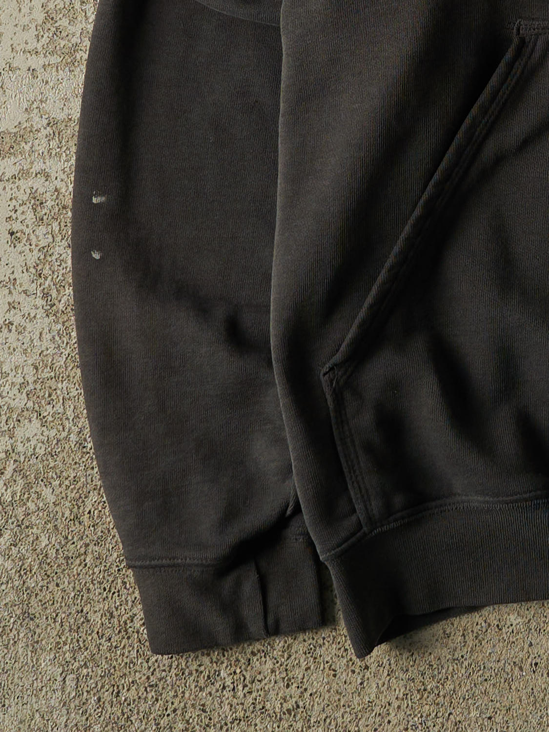 Vintage Y2K Faded Black Carhartt Hoodie (L/XL)