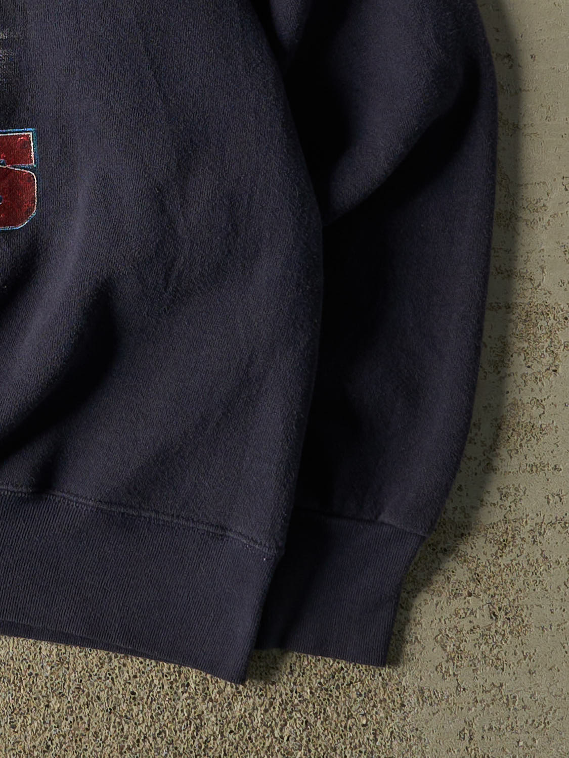Vintage 90s Navy Blue New England Patriots Crewneck (XL)