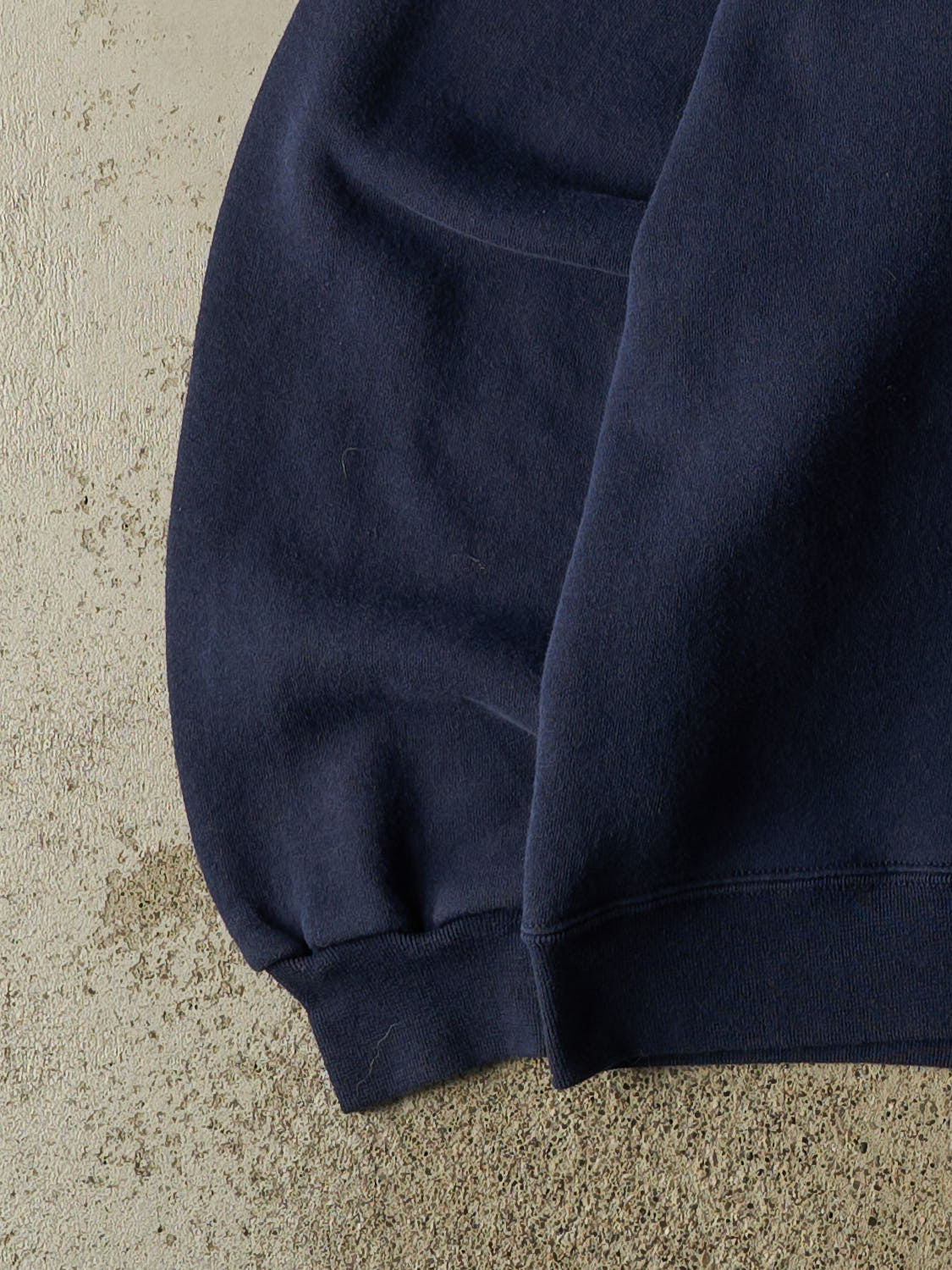 Vintage Y2K Navy Blue Russell Athletic Quarter Zip Sweater (XL)