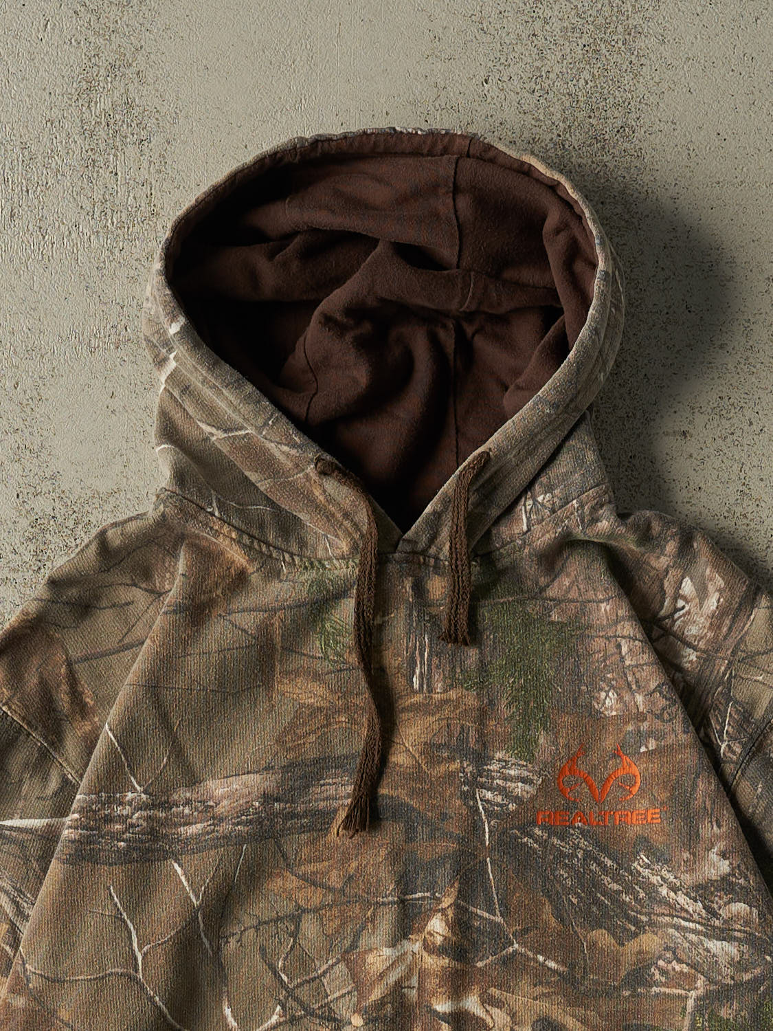 Vintage 90s Camo Realtree Logo Hoodie (M/L)