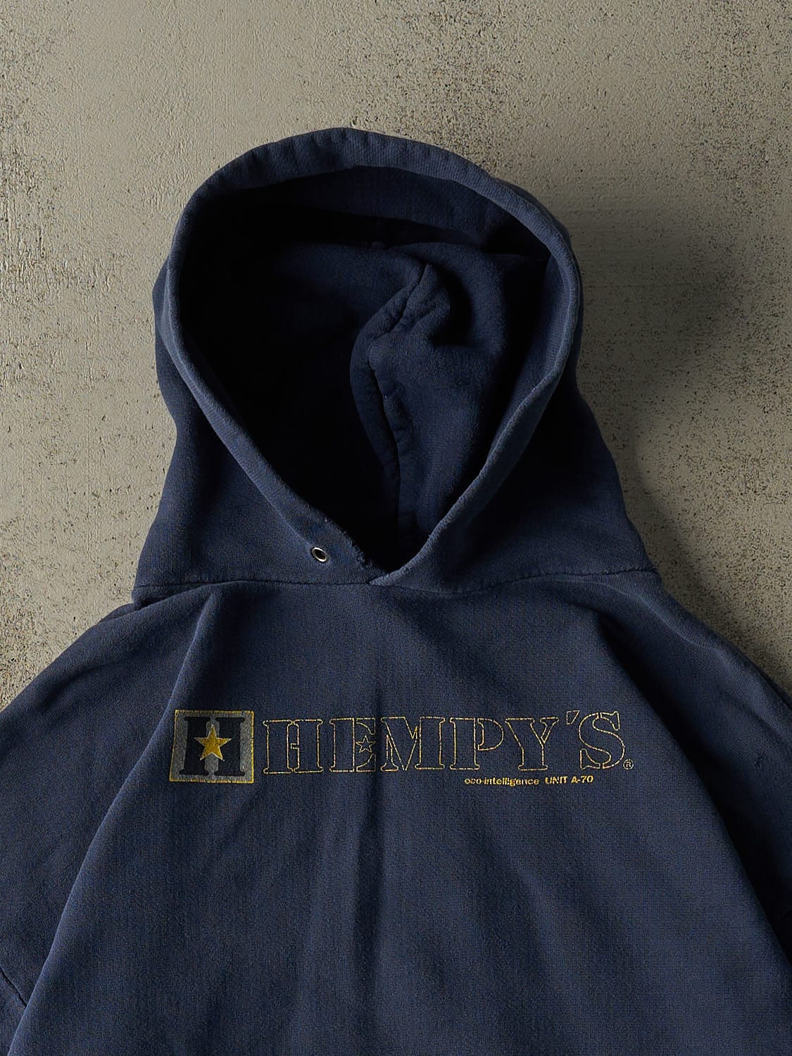 Vintage 90s Navy Blue Hempy's Hoodie (M/L)