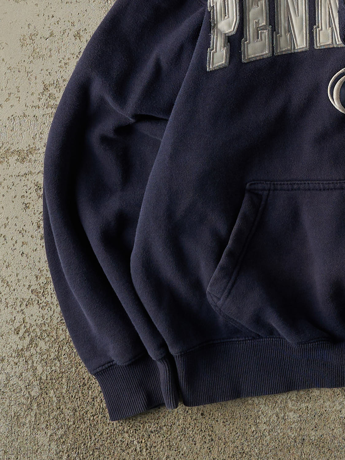 Vintage Y2K Navy Blue Penn State University Embroidered Hoodie (XS)