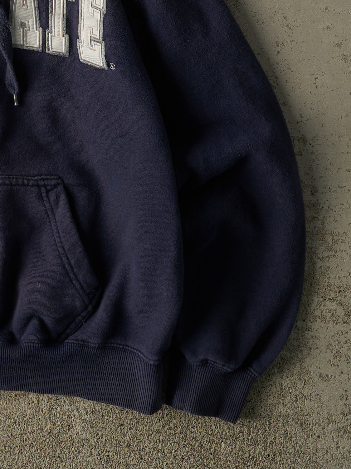 Vintage Y2K Navy Blue Penn State University Embroidered Hoodie (XS)