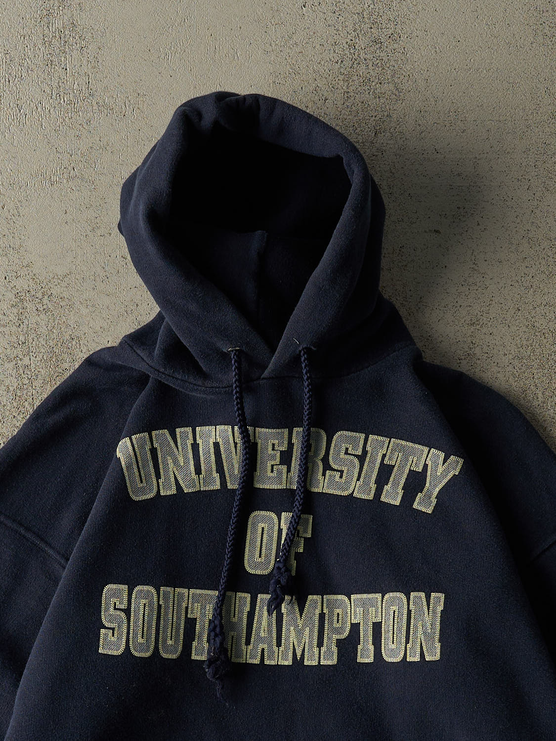 Vintage 90s Navy Blue University of Southampton Hoodie (XS/S)