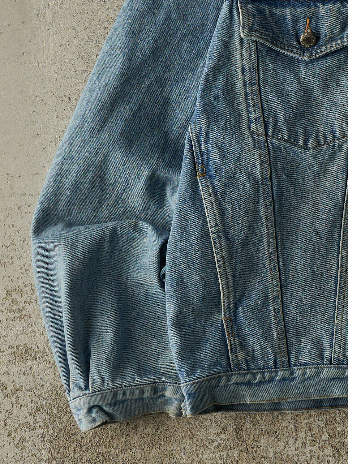 Vintage 90s Light Wash Bugle Boy Denim Jacket (M/L)