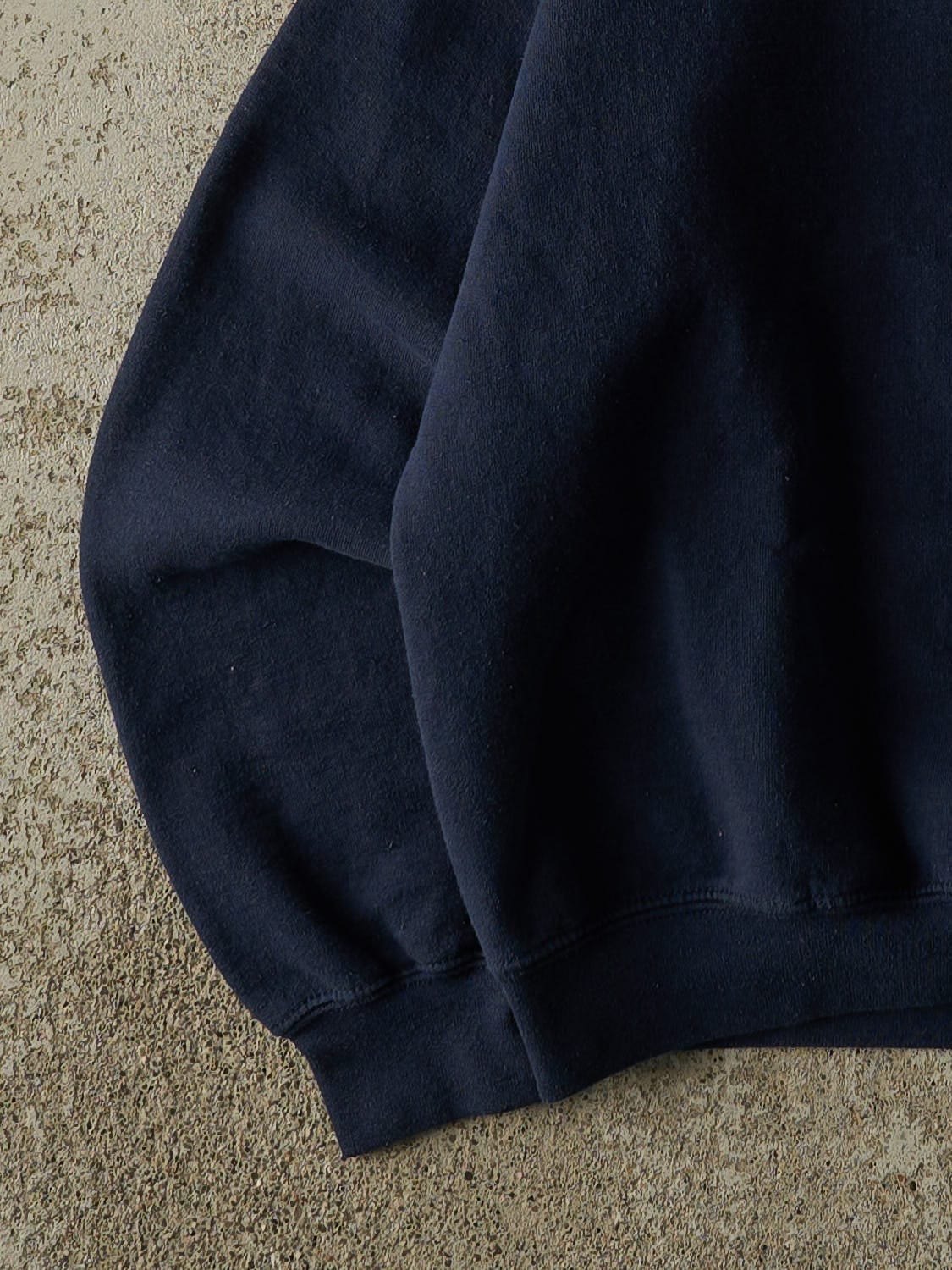 Vintage 90s Navy Blue University of Notre Dame Embroidered Crewneck (XS/S)