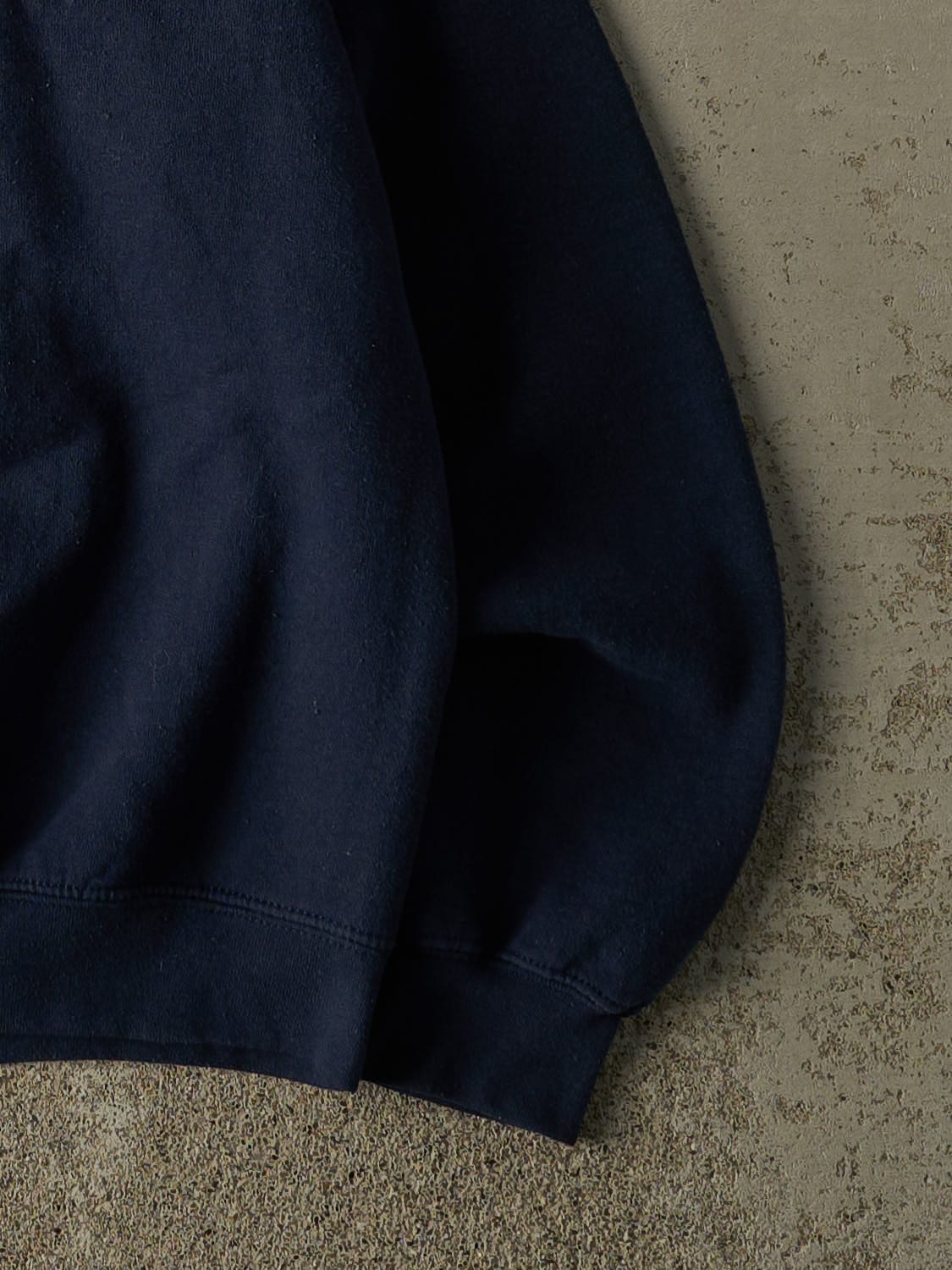 Vintage 90s Navy Blue University of Notre Dame Embroidered Crewneck (XS/S)