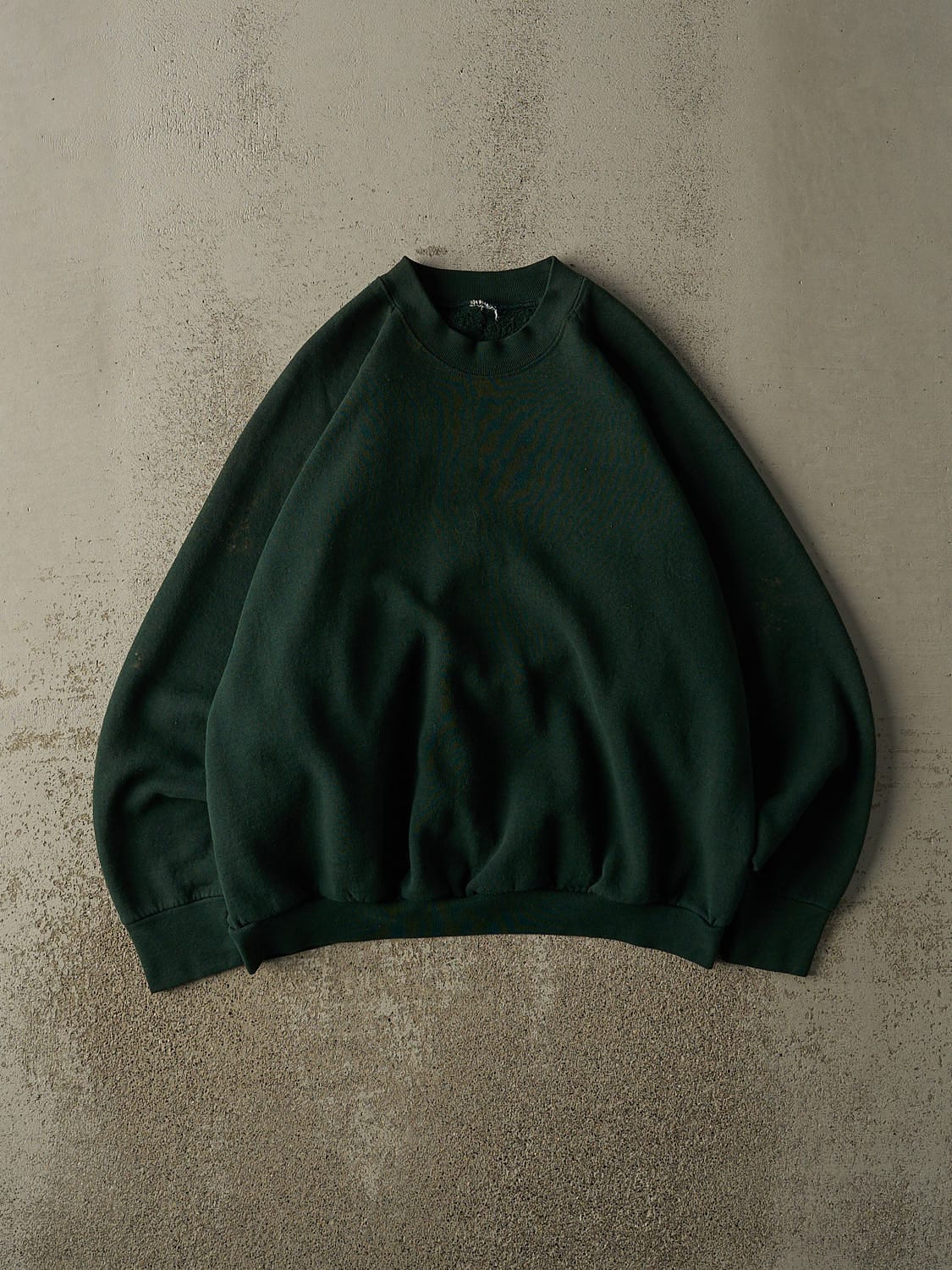 Vintage 80s Green Blank Crewneck (L)