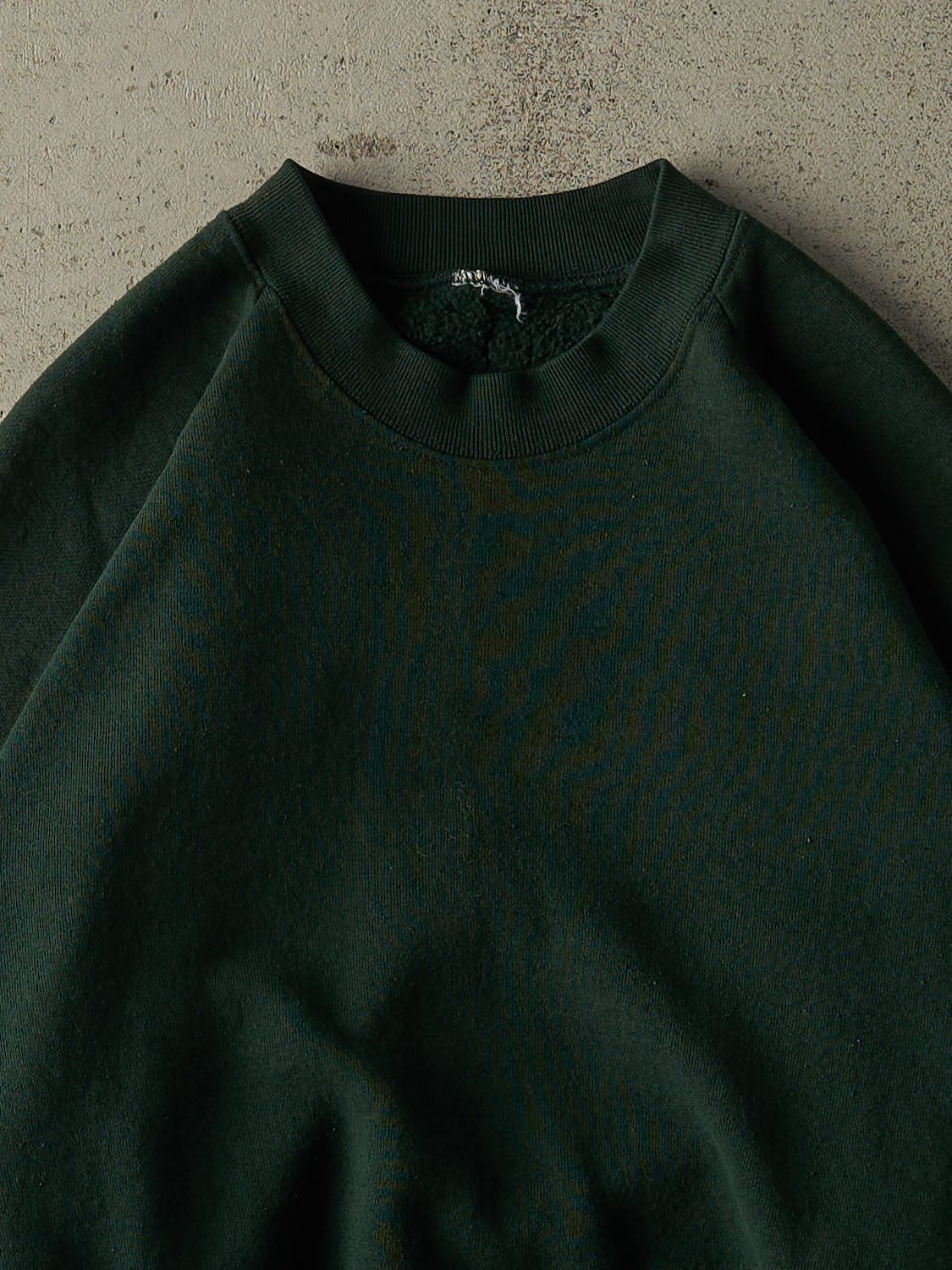 Vintage 80s Green Blank Crewneck (L)