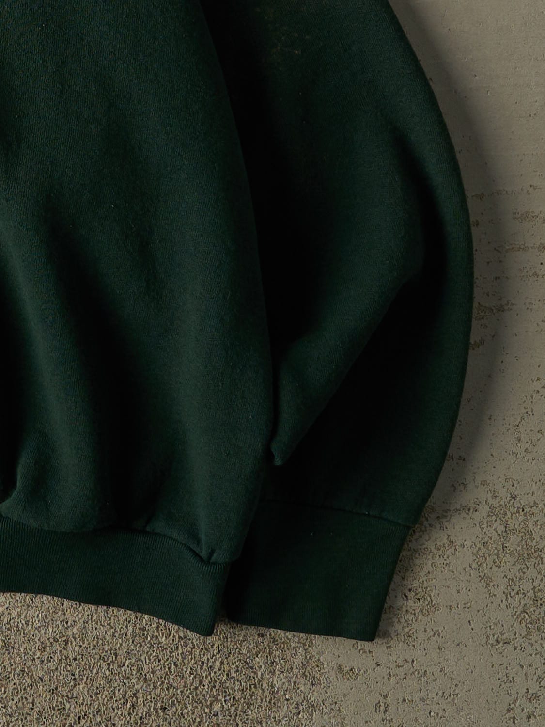 Vintage 80s Green Blank Crewneck (L)