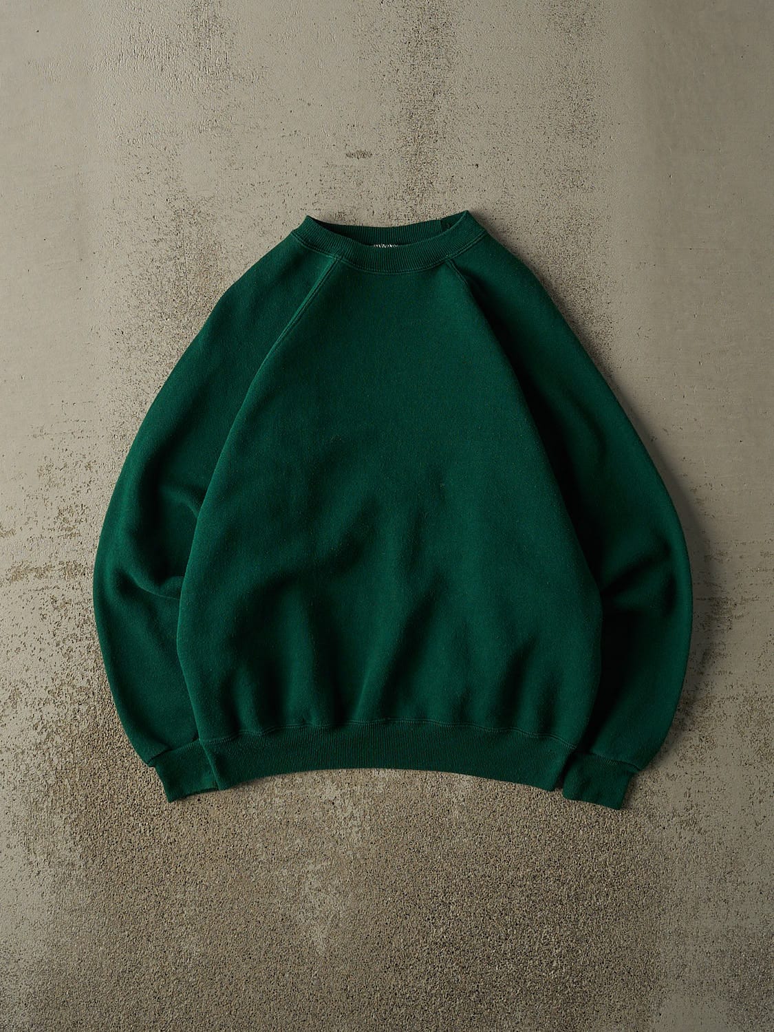 Vintage 80s Green Blank Crewneck (S/M)