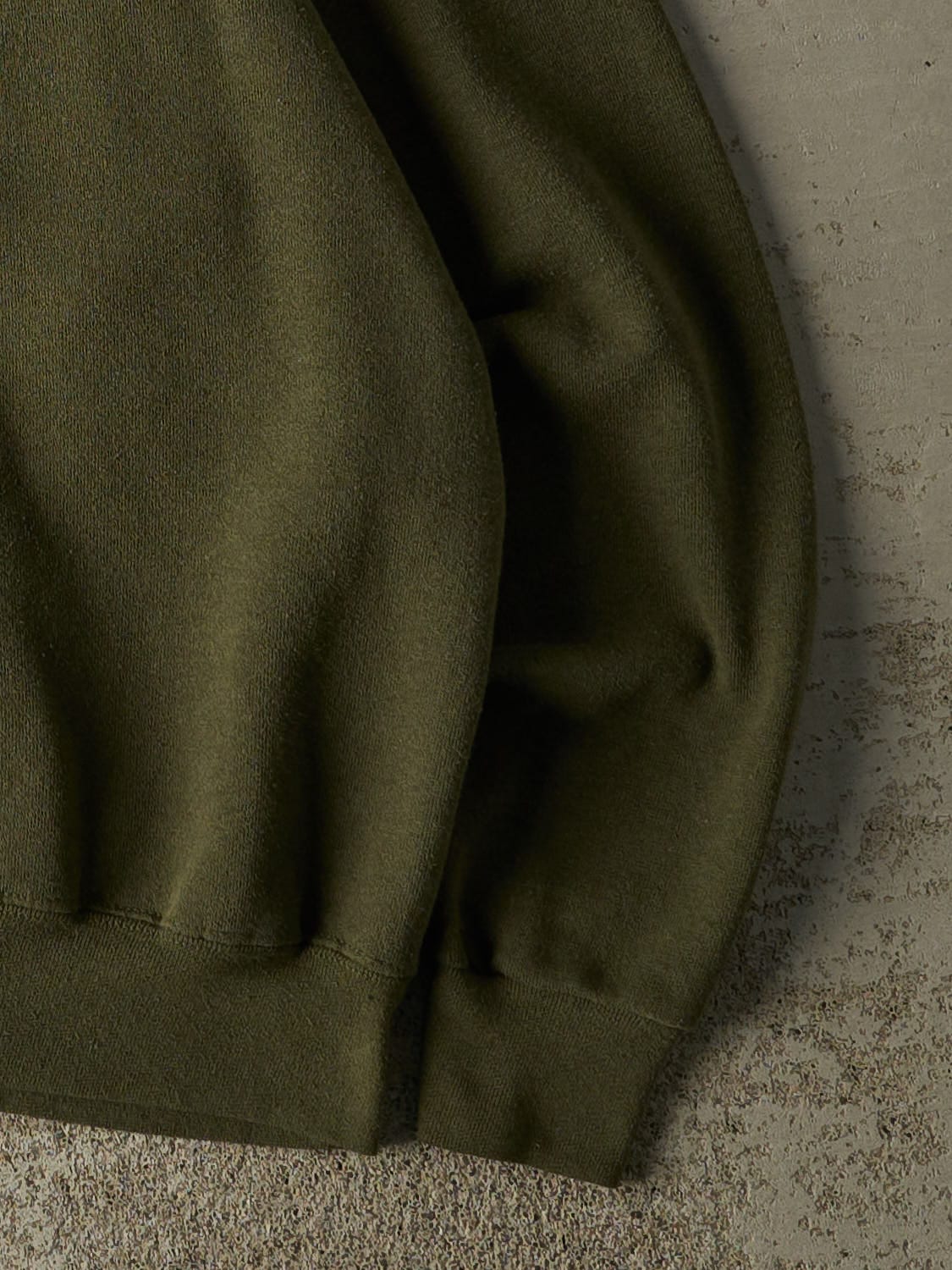 Vintage 90s Sun Faded Green USMC Crewneck (M)