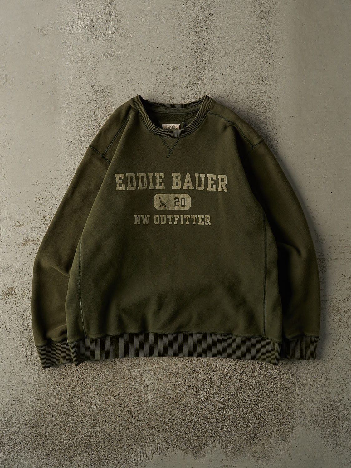 Vintage Y2K Green Eddie Bauer Crewneck (XL)