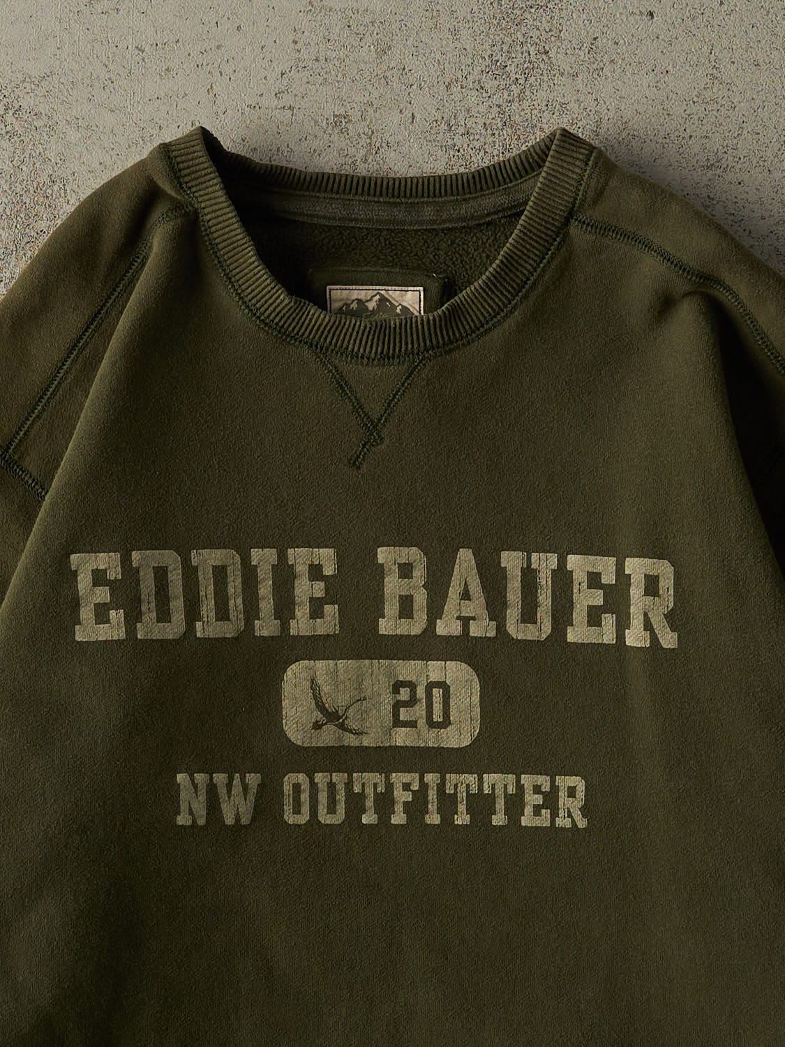 Vintage Y2K Green Eddie Bauer Crewneck (XL)