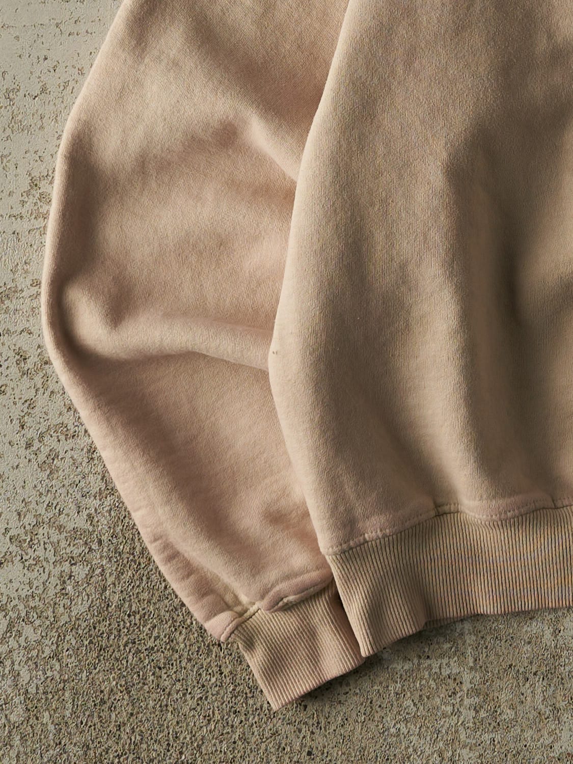 Vintage 90s Beige Champion Embroidered Crewneck (M)