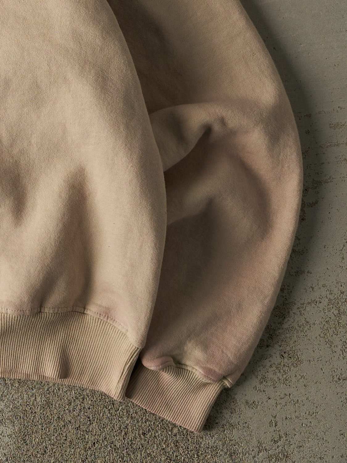 Vintage 90s Beige Champion Embroidered Crewneck (M)