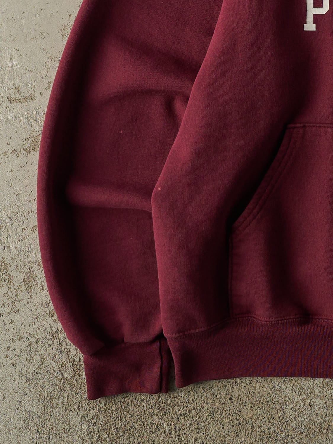 Vintage 90s Burgundy University of Phoenix Hoodie (M)