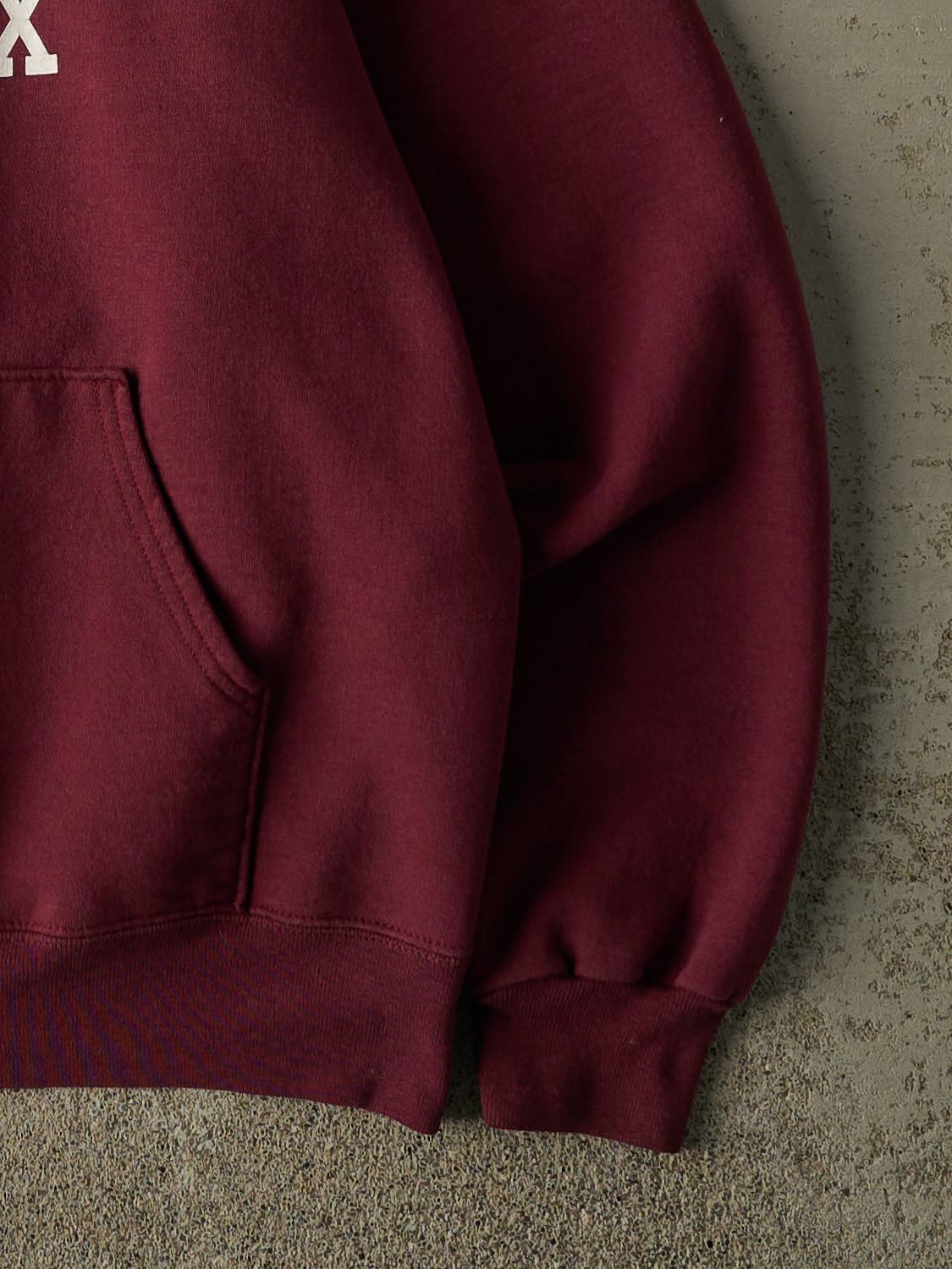 Vintage 90s Burgundy University of Phoenix Hoodie (M)