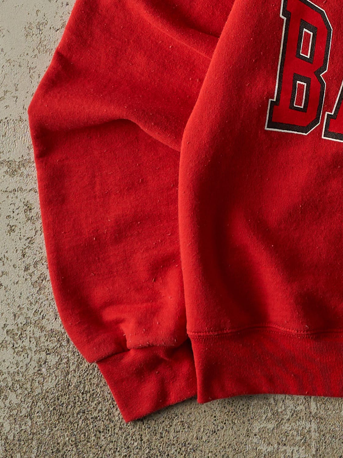Vintage 90s Red University of Wisconsin Badgers Crewneck (XS/S)