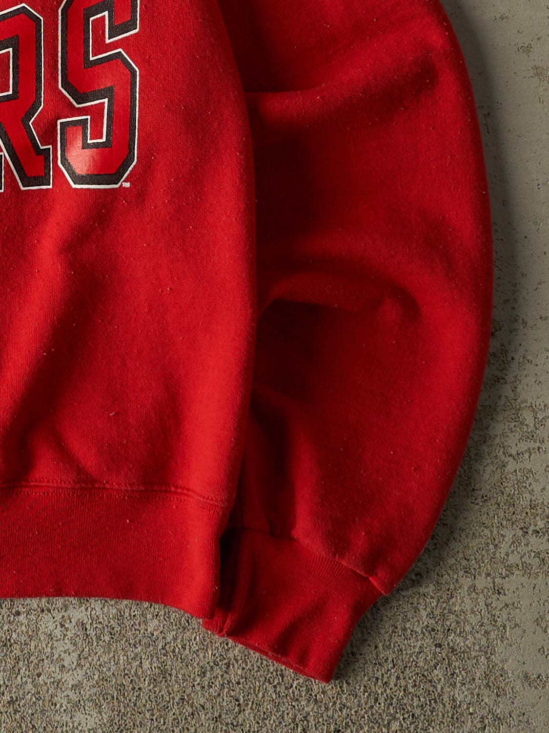Vintage 90s Red University of Wisconsin Badgers Crewneck (XS/S)