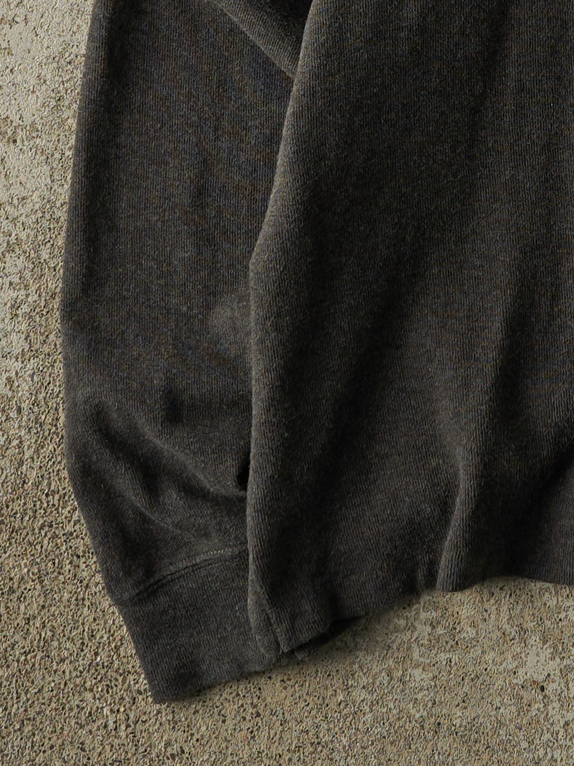 Vintage Y2K Charcoal Grey Polo Ralph Lauren Quarter Zip Sweatshirt (S/M)