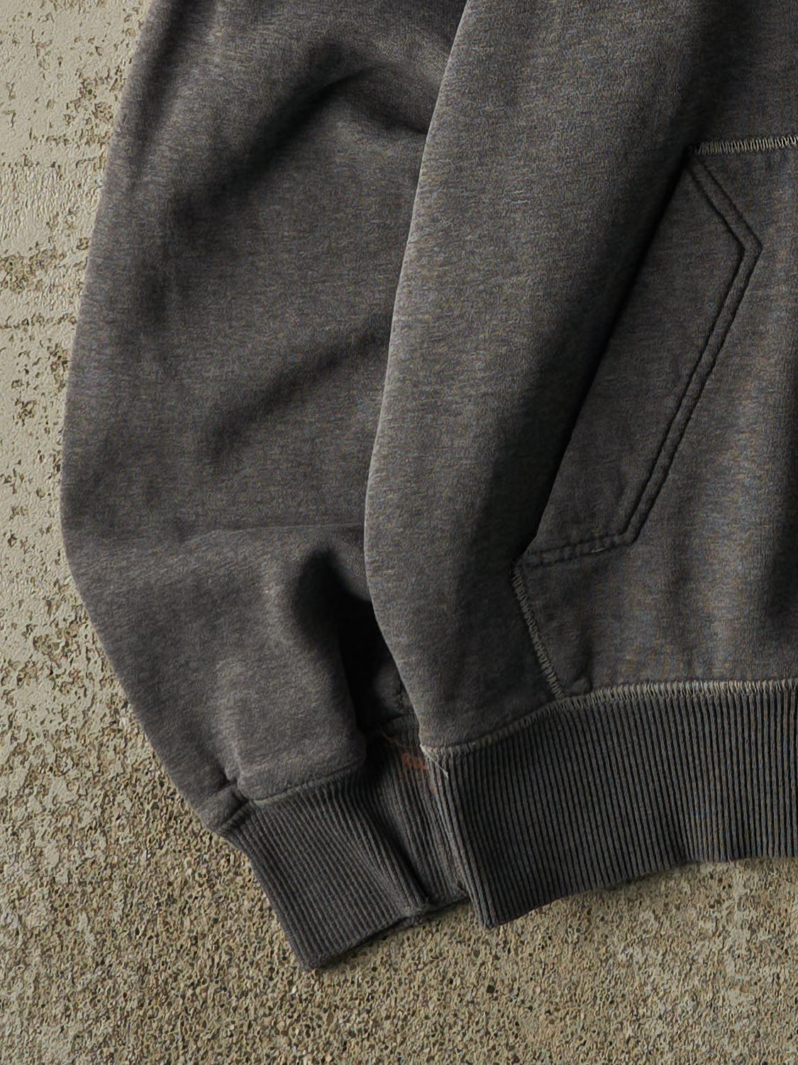 Vintage Y2K Charcoal Grey Nike Embroidered Hoodie (S/M)
