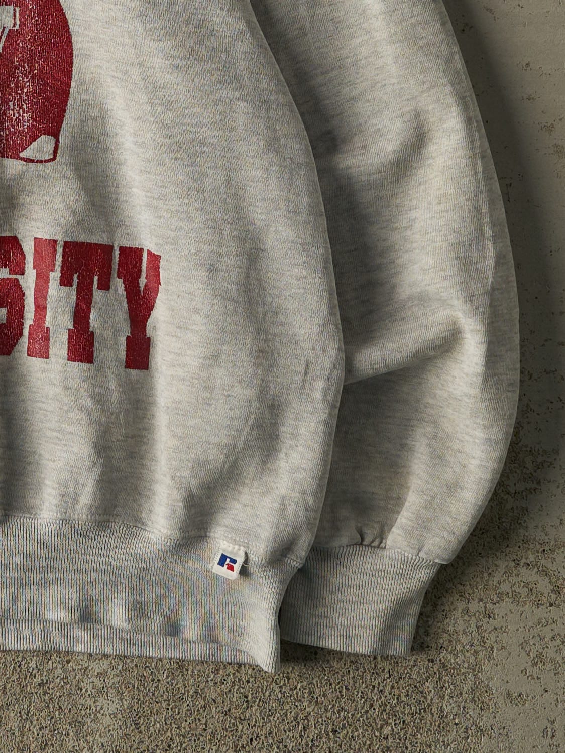 Vintage 90s Grey Russell Athletic Williamette University Crewneck (S)