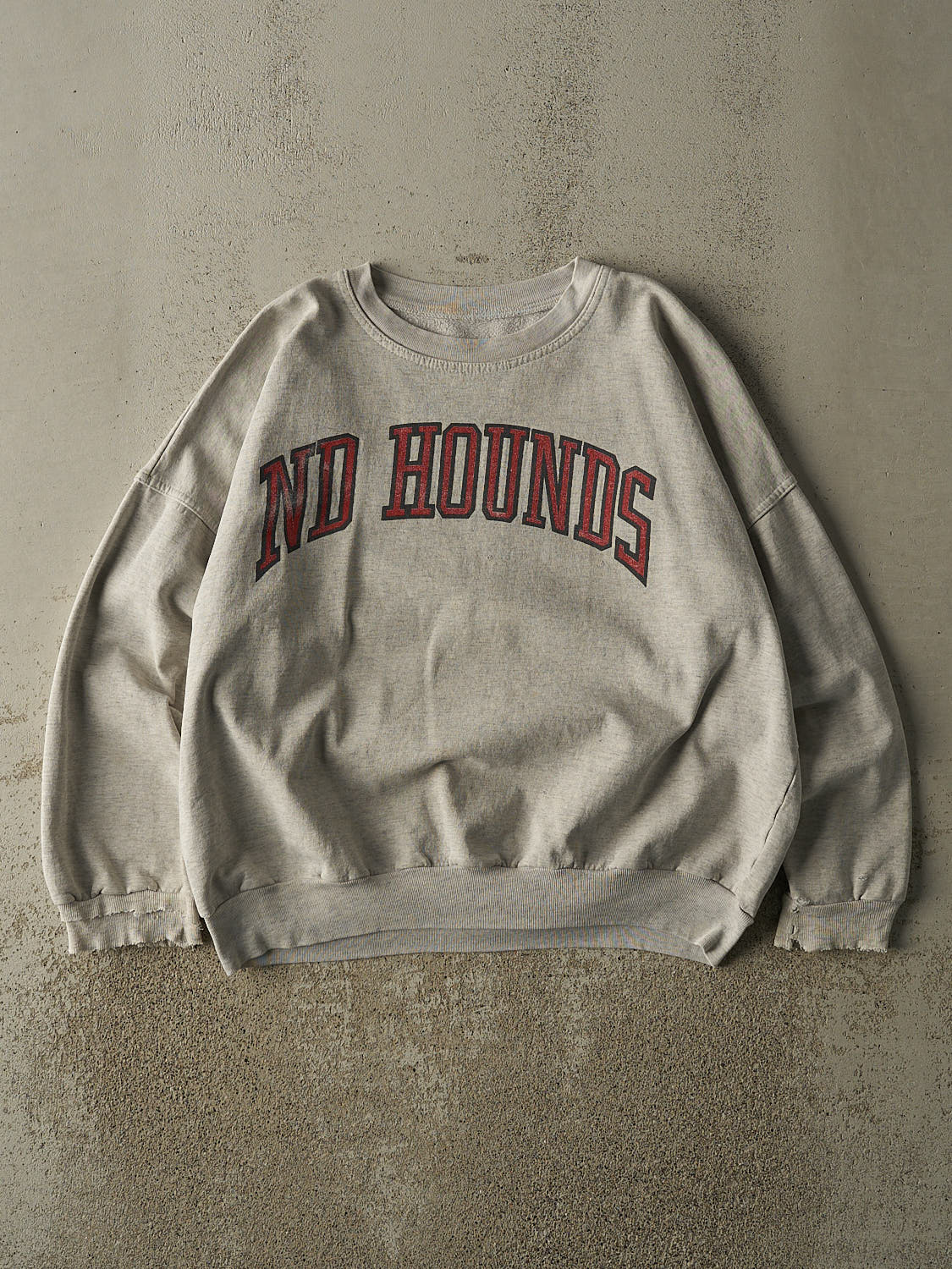 Vintage 90s Heather Grey ND Hounds Crewneck (M/L)