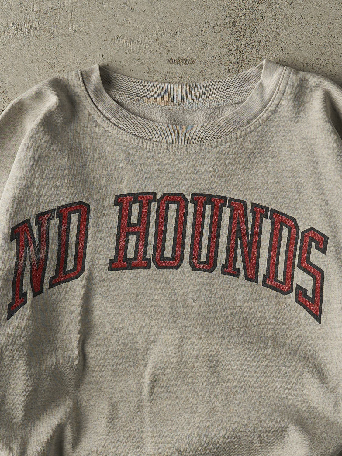 Vintage 90s Heather Grey ND Hounds Crewneck (M/L)