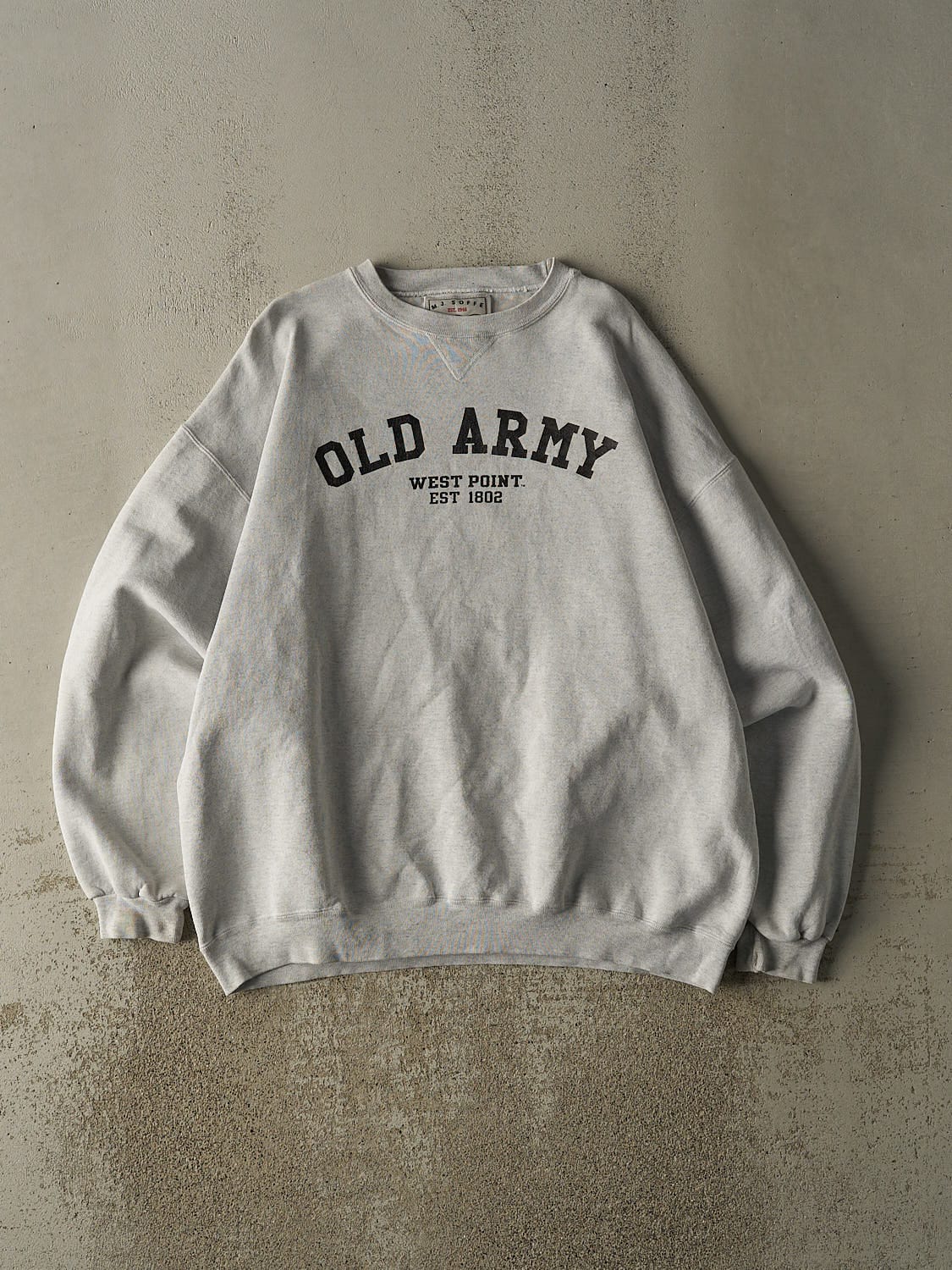Vintage 90s Heather Grey Old Army Crewneck (XXL)