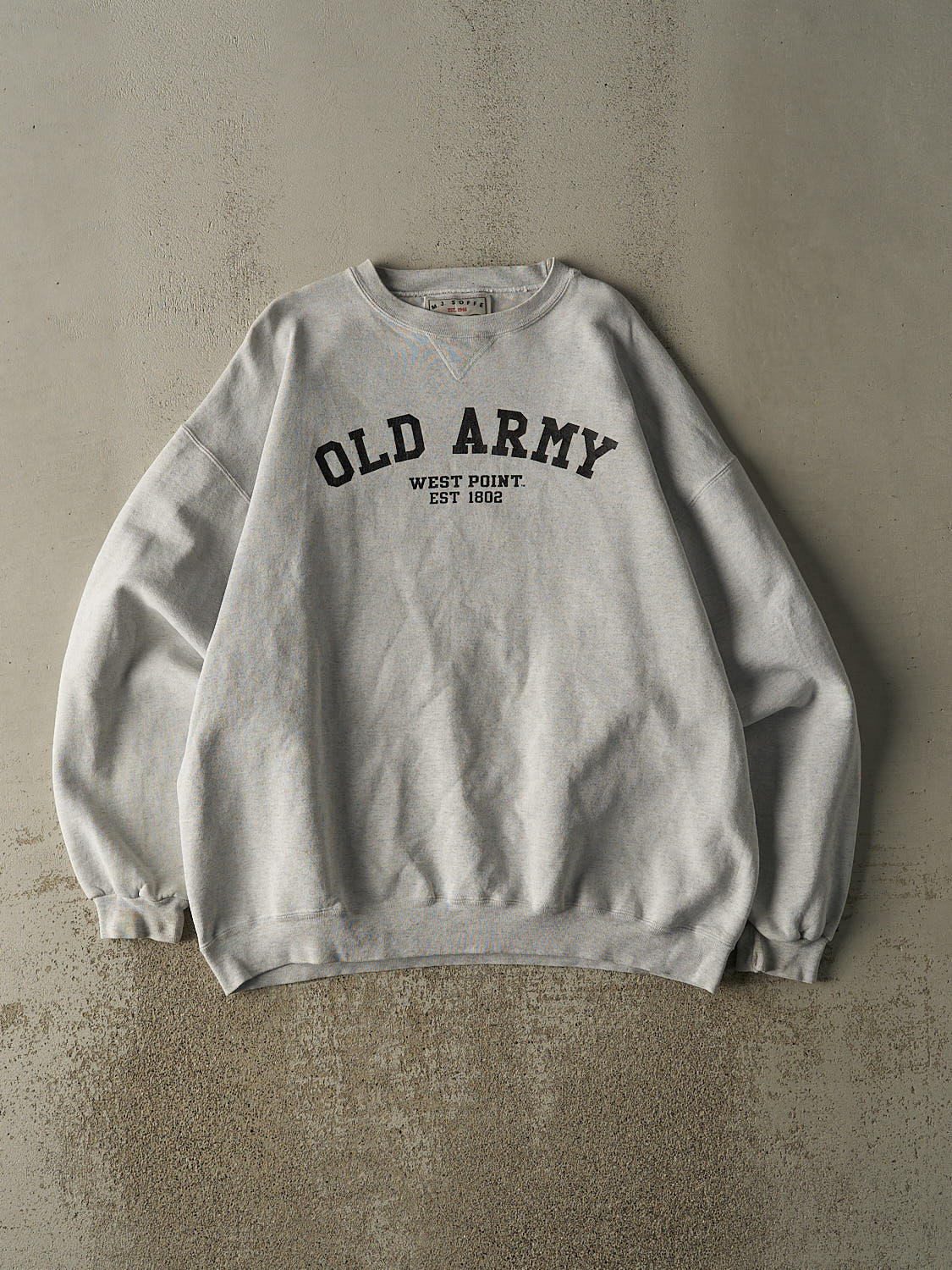 Vintage 90s Heather Grey Old Army Crewneck (XXL)