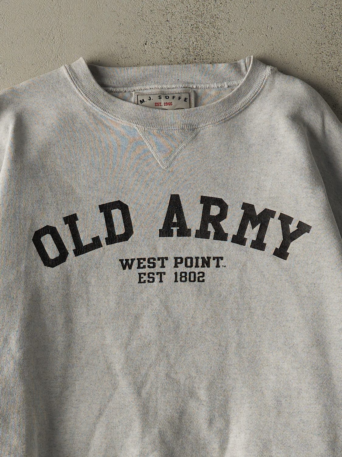 Vintage 90s Heather Grey Old Army Crewneck (XXL)