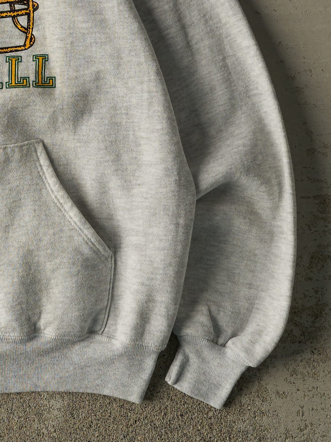 Vintage 80s Heather Grey Forest Hills Rangers Football Hoodie (S/M)