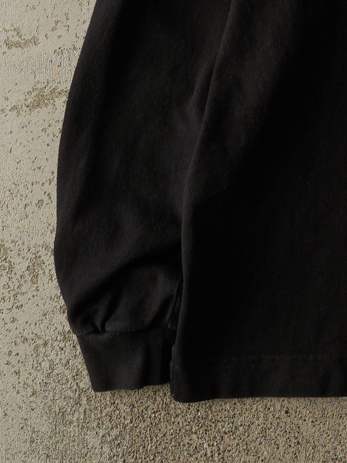 Vintage 90s Black Nautica Rugby Long Sleeve (M/L)